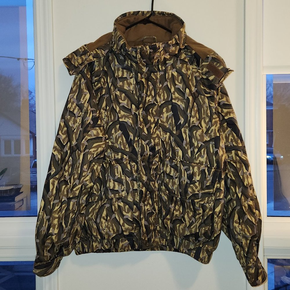 1995 Columbia Sportswear x Delta Marsh Duck Hunting jacket. Mens Large. No Liner